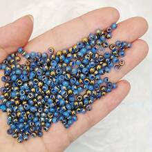 A Kit Of 100Glass Seed Beads, 4Mm In Size, 8/0 For Crafting Jewelry, Totaling 10 Grams Or 0.35 Ounces, Featuring High-Quality, Uniformly Sized Mini Beads - Multicolor - View 6