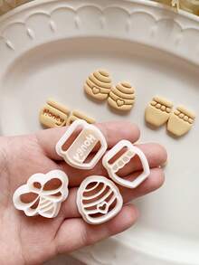 Khuôn cắt đất sét polymer hình mật ong và ong với độ chính xác cao, dụng cụ làm đồ thủ công tự chế, khuôn dao cắt chính xác - Vật liệu thủ công - Món quà hoàn hảo cho người đam mê tự làm đồ thủ công. - Mật ong và ong - Xem 3