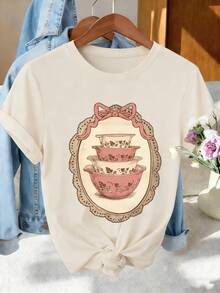 Women T-Shirts - White - View 7