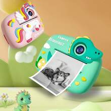 KLACK Cámara Digital Instantánea para Niños con Impresión Térmica, Juguete Portátil de Fotografía y Vídeo HD, Pantalla a Color y Diseño Creativo, Regalo Ideal de Cumpleaños - Ver 5