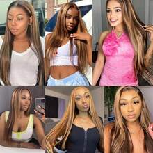 Human Hair P4/27 Human Hair Bundles Human Hair Bundles Colored Straight Ombre Human Hair Bundles Double Machine Human Hair Extensions For 1/3 Bundle 16-32 Inch - S4/27 - View 11