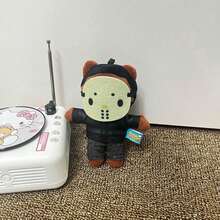 1個 SANRIO Hello Kitty 歌手絨毛吊飾嘻哈娃娃飾品，適合演唱會巡演音樂配件、生日派對禮物 - 彩色 - 查看 4