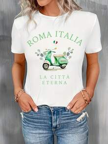 Women T-Shirts - White - View 6