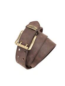 1条休闲商务双扣PU皮带，男女通用复古风格，适合日常佩戴或作为礼物 - BH1067 - 查看 8