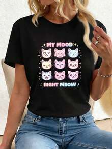 Women T-Shirts - Black - View 1