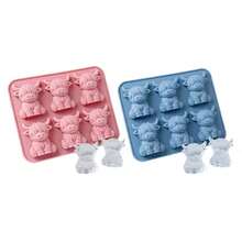 1/2pcs Mini Highland Cow Ice Mold - Cute 3D Ice Blocks For Beverages, Parties, And Gifts - Mini Highland Cow Mold - View 13