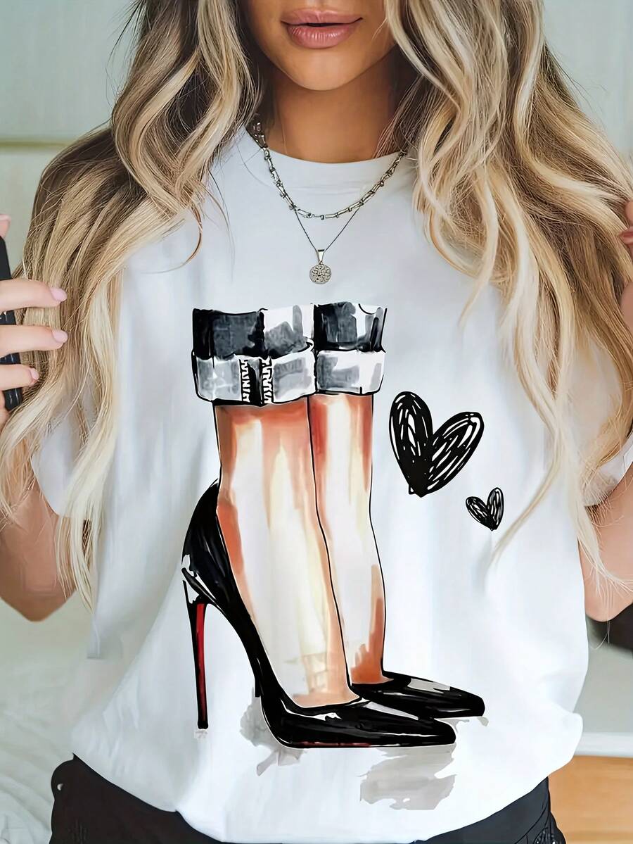 Women T-Shirts - White - View 1