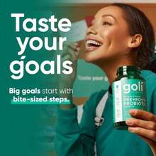 Goli Pre, Post, Probiotics Gummy - World's First 3-In-1 Gluten-Free, Vegan, Non-GMO, And Gelatin-Free,60 Capsules - 1瓶 - 查看 2