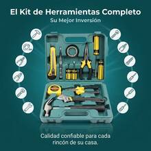 12-Piece Multifunctional Home Tool Set, Complete Repair Tools With Manual, Essential Home Tool Kit - B - 查看 8