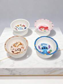1 chiếc bát hoạt hình Disney có đế hút, thích hợp cho bữa ăn gia đình và tiệc sinh nhật, bát tinh tế và bền chắc. - Nhiều màu - Xem 1