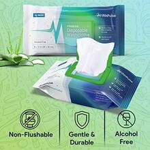 Disposable Body Wipes For Adults 80 Count 2 X 40 Packs - Premoistened Washcloths For Elderly Bathing Infused With Aloe And Lanolin -Alcohol-Free Adult Wet Wipes Extra Large 8" X 12" Wash Cloth - 80 cái, 2 gói x 40 cái. - Xem 5