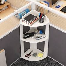Dormitory Corner Bed Storage Shelf Multi-Layer Wall Partition Bedroom Triangle Desktop Corner Table Excellent Storage Solution - 查看 7