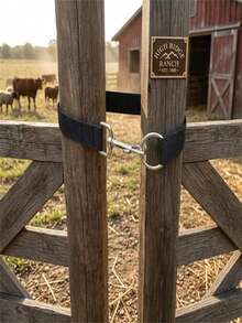 1pc 50cm Long Stable Door Lock, Simple Ranch Door Latch, Single Loop Rope Door Latch, Secure Horse Stall, Secure Cattle & Sheep Pen Door - A - View 10