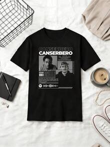 The Last Poet Hardcore Graphic Unisex Cotton T-Shirt - Black - View 1