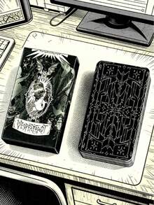 White Cat Tarot Oracle Cards Set For Divination, Healing And Beginners - Multicolor - View 4