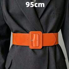 Đai nịt eo màu đỏ ánh gương, 1 chiếc - trái cam - Xem 3