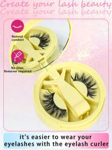 Bộ 1 cặp mi giả từ tính, màu đen, hình chữ V đan chéo, giúp mắt trông to hơn một cách tự nhiên, có kẹp từ tính, độ dày 8-14mm, nam châm vô hình được nâng cấp, đeo thoải mái, hiệu ứng trang điểm tự nhiên, có thể tái sử dụng, thanh lịch, dễ dàng gắn và tháo gỡ, lý tưởng cho trang điểm mắt kết hợp giữa người châu Âu, Mỹ và châu Á, giúp uốn cong và làm to mắt, phù hợp cho người mới bắt đầu/chuyên gia trang điểm, thích hợp cho trang điểm mắt trong kỳ nghỉ, du lịch mùa hè, kỳ nghỉ biển, cắm trại, v.v., GHY-2603-1 - màu đen - Xem 5
