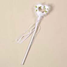 3pcs/Set Sayap Malaikat Kreatif, Tongkat Peri, Set Mainan Bando, Hadiah Natal/Halloween/Thanksgiving/Ulang Tahun [Warna Acak] (Bulu Buatan) - A - View 10