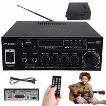Auto-Musikzubehör Und Verstärkerzubehör Eignen Sich Ideal Für Familienfeiern, Picknicks Im Freien, Garagen, Studios, Karaoke, Mobiles Musikstreaming Und Campingunterhaltung. - A - Übersicht 6