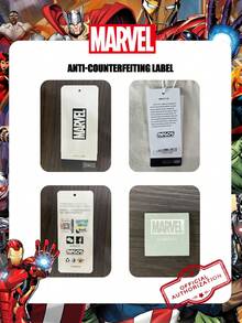 Marvel 1个漫威官方授权钢铁侠图案腰包，多功能斜挎包，男童休闲单肩包，轻便可调节肩带胸包，卡通零钱包，臀包，适合男孩、年轻粉丝、学生，完美适用于日常上学、户外玩耍、主题公园游玩、假日旅行、运动。 - 彩色 - 查看 3