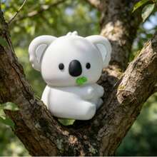 Đèn ngủ hình gấu Koala, đèn hỗ trợ giấc ngủ cho trẻ em bằng chất liệu silicon, có thể điều chỉnh độ sáng bằng cảm ứng và hẹn giờ, đèn ngủ sạc được, quà tặng hình động vật dễ thương phù hợp cho bé gái và bé trai. - Nhiều màu - Xem 8