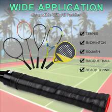 12-Pack Precut Tennis Overgrip Tape, Anti-Slip Absorbent Dry Feel Grip For Tennis, Pickleball, Badminton Rackets - 1 - View 6