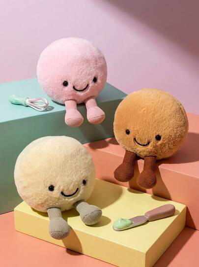 POKOJA LAND Cute Three-Color Macaron Candy Plush Doll Cake Dessert Macaron Cookie Doll, Desk Ornaments For Children's Birthday Gifts Christmas Valentine's Day Men And Women Perfect Gifts