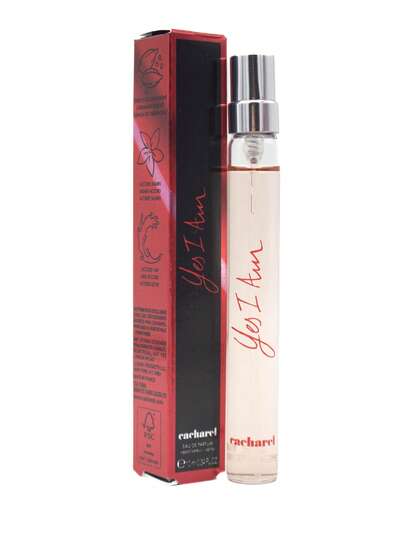 YES I AM BY CACHAREL FOR WOMEN 0.34 FL OZ / 10 ML EAU DE PARFUM SPRAY - TRAVEL PEN SPRAY - TRAVEL SIZE - FLORAL FRAGRANCE