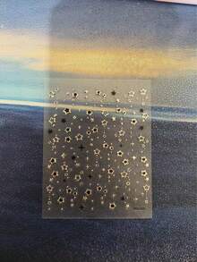 INS New Star Nail Stickers, Waterproof Adhesive Five-Pointed Star, Fashionable Liquid Filled Clock Nail Art Decals - Multicolor - View 12