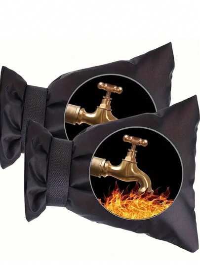 1pc Heavy-Duty Insulated Faucet Covers - Waterproof Oxford Fabric, Fit For Outdoor Use, Winter Freeze Protection, Thickened, Faucet Protection