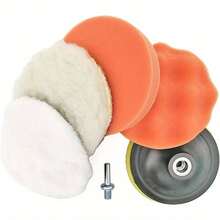 8pcs Car Polishing Tool Set, 3/4-Inch Soft Pads, Waxing And Polishing Discs, Scratch Repair Tools, Angle Grinder Accessories, Home Renovation Tool Kit - Multifunctional Set 8pcs - View 6
