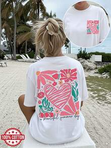 Women T-Shirts - [White] - View 1