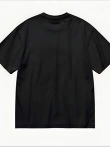 Camiseta moderna y linda para promover la aceptación y comprensión del autismo. Camiseta de mujer con estampado de dibujos animados, holgada, de manga corta, cuello redondo, elegante, unisex, de corte suelto, adecuada para salir, con estampado de estilo vintage. Cuello redondo, manga corta, lavable a máquina. Perfecta para Pascua y el Día de la Madre. - Negro - Ver 6