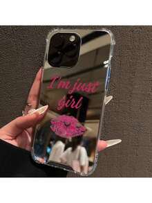 1 Piece, Free Shipping, Local Delivery, Accessories Not Included, Phone Case Compatible With Red Lip Pattern Mirror And Drop Protection. - 多色 4 - 查看 5