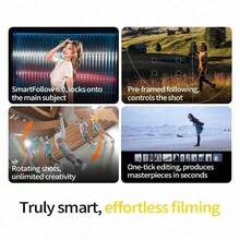 Camera chống rung cầm tay Osmo Pocket 3 1 inch: Phát trực tiếp HD, chụp ảnh tua nhanh thời gian, nhỏ gọn, ghi hình di động, phù hợp cho video ngắn/phát trực tiếp/sáng tạo ngoài trời (Hàng mới, chỉ kích hoạt) - Xem 6