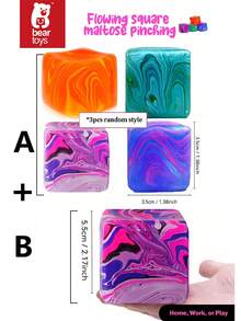 1/3 piezas Squishies suaves y fluidos, alivio de la presión N-Eedoh, N-Ee Doh Malt Squeeze de rebote lento, adecuado para cumpleaños, vacaciones, fiestas, pasatiempos, colecciones, suministros para fiestas, juguetes creativos para jóvenes, juguetes de arcilla transformables, (excluyendo la caja), Squishies suaves, juguetes Squishies suaves, Nee-Doh, Nee Doh, Squishies suaves de queso, Squishies suaves, Needo H Squishies suaves, Squishies suaves de dumpling, juguetes antiestrés, comida, regalo recuerdo perfecto para familiares y amigos - Multicolor - Ver 19