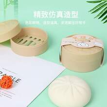 Simulation Stress Relief Big Bun Creative Simulation Toy Soft Material Squishy Toy Cross-Border Hot - Big Ribbon Buns - View 2