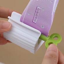 2 cái dụng cụ bóp kem đánh răng kiểu dáng mềm mại, dụng cụ phân phối kem đánh răng tự động, bàn chải đánh răng cầm tay - Nhiều màu - Xem 11