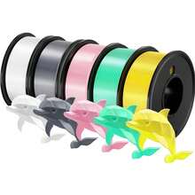 GCCSJ PLA 3D Printer Filament 1.75mm 5-Color Bundle – ±0.02mm Accuracy, 250g X 5 Spools, Multicolor PLA Pack For FDM 3D Printing, Ideal For Beginners & DIY Projects, Vacuum Sealed (White/Silver/Green/Pink/Yellow) - View 11