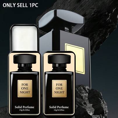 Abzuna固体香氛，便携式诱人古龙水，持久留香，浪漫礼物，无酒精亲肤配方