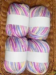 4pcs/200g Premium Blended Yarn: Soft & High Quality, Suitable For Knitting & Crocheting Sweaters, Blankets, Scarves, Cardigans, Hats, Multi-Color Options, Ideal For Handicrafts - Yarn - View 8