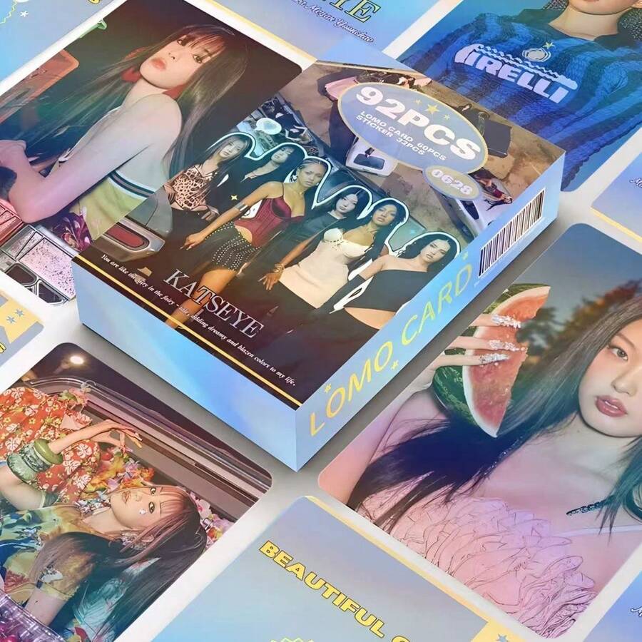 92pc KATSEYE Album Cards K-POP Star Merchandise LOMO Photocards - Multicolor - View 1