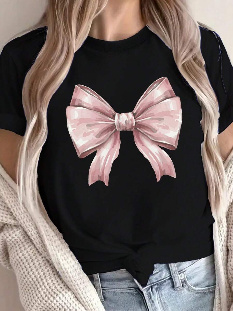 Women T-Shirts - Black - View 1
