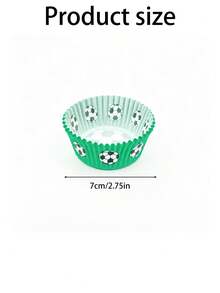 200 chiếc giấy trang trí bánh cupcake hình quả bóng đá, thích hợp cho đám cưới, sinh nhật, ngày Valentine, Giáng sinh và các buổi họp mặt gia đình. - Nhiều màu - Xem 8
