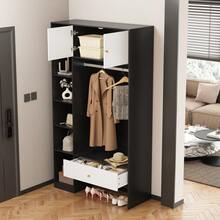 Bedroom Armoires - Black - View 2