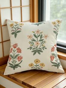 1pc Decorative Pillow Cover, Hidden Zipper Design, Suitable For Living Room, Dining Room And Bedroom Decor, Soft And Comfortable, Minimalist Style - Multicolor - View 6