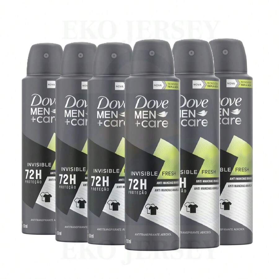 Dove Men+Care Advanced Invisible Fresh Spray Deodorant 72H Antiperspirant 150ml Pack Of 6 - Tươi - Xem 1