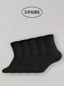 Paquete a granel de calcetines negros premium para tobillo de hombre (5/10/15/20/30 pares) - Calcetines de trabajo transpirables y de ajuste elástico, adecuados para negocios, fitness, viajes - Puño elástico antideslizante, que absorbe la humedad, esenciales diarios - Negro - Ver 12