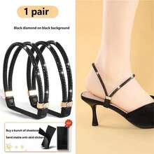 Este es un conjunto de accesorios y correas antideslizantes diseñados específicamente para tacones altos. Sujetadores convenientes que eliminan eficazmente el problema de que los zapatos se deslicen. Gracias a su diseño discreto y antideslizante, estas correas de sujeción son adecuadas para una amplia variedad de estilos de calzado, incluyendo zapatos de punta abierta, sandalias, mocasines y talla grande. - Multicolor - Ver 14