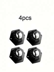 1/4/8pcs 360° Swivel Heavy Duty Mini Casters, Heavy Duty Furniture Moving Wheels, Self-Adhesive Furniture Casters, Smooth Rolling And Easy To Move, No Drilling Required, Quiet Operation, Suitable For Heavy Duty Furniture - Multicolor - View 8